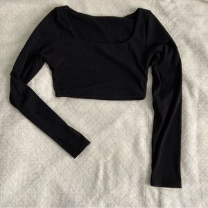 Tiger Friday Dancewear Honest Long Sleeve Ribbed Crop Top